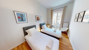 1 bedroom, desk, soundproofing, iron/ironing board