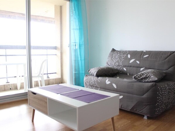 TV - Studio Cabin with Sea View Balcony, Parking - La Rochelle (La Rochelle)