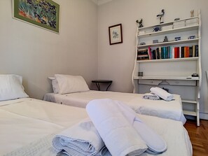 2 bedrooms, iron/ironing board