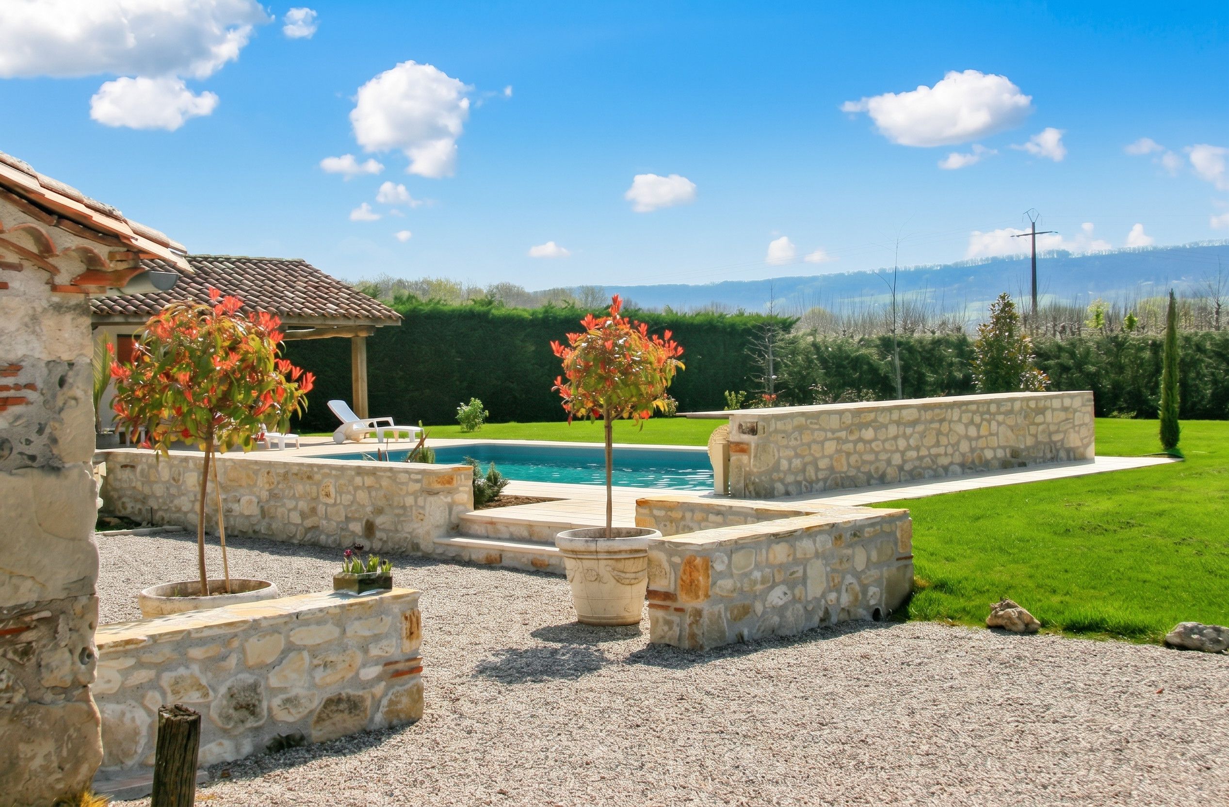 Swimming pool view