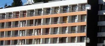 2-room apartment, 6 people, south facing, center station, near slopes