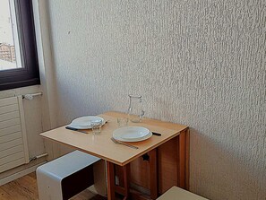 Dining - Cozy studio for 2 in Tignes, pets allowed, at the foot of slopes (Tignes)