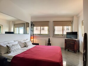 1 bedroom, iron/ironing board