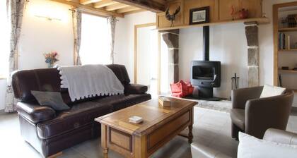 Charmante maison normande avec jardin et cheminée