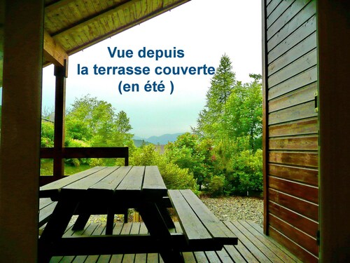 Chalet 6 pers.Jolie vue montagne ;repos ,Air vivifiant ,soleil