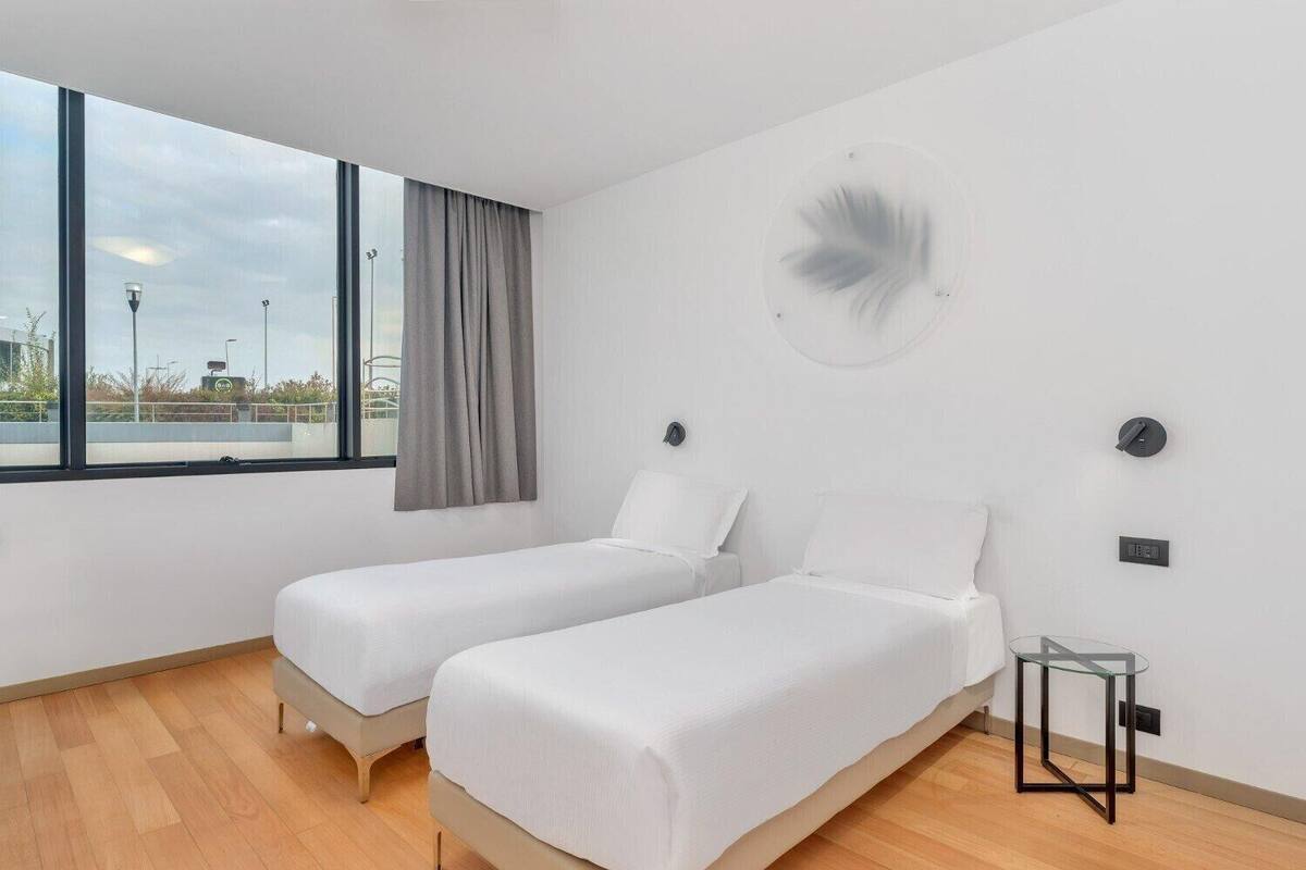 Kamar Twin, 2 Tempat Tidur Twin, Bebas Asap Rokok | Brankas, meja kerja, kedap suara, dan Wi-Fi gratis