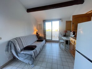 TV - Quiet studio with terrace and parking in Banyuls-sur-Mer (Banyuls-sur-Mer)