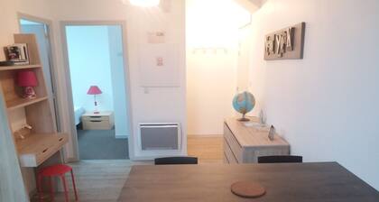 Apartment T2 50 m², Free Parking
