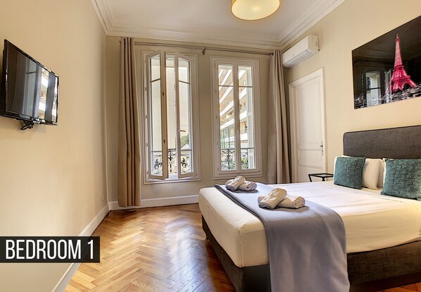 3 Schlafzimmer, Bügeleisen/Bügelbrett