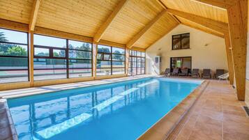 Indoor pool, a heated pool