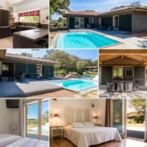 A heated pool - Villa closed to beaches and mountain with heated pool (Figari)