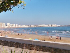 On the beach