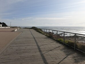Vlak bij het strand
