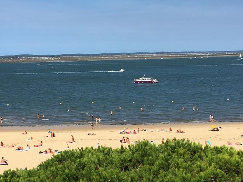 3-Zi-Wohnung im Zentrum Arcachon, Meerblick, Parkplatz, Haustiere erlaubt, Wifi