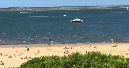 3-Zi-Wohnung im Zentrum Arcachon, Meerblick, Parkplatz, Haustiere erlaubt, Wifi
