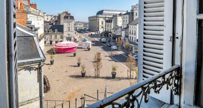 Homerez - Appart. centre Saumur, vue ville