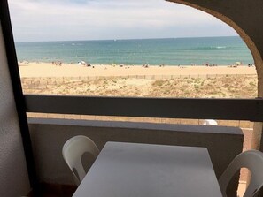 On the beach