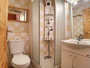 Bathroom - Renovated studio, center, balcony, near lifts (Les Menuires)