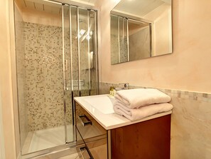 Shower, hair dryer