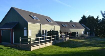 Charming Beachside House in Bréhal with Terrace, BBQ, and Wi-Fi