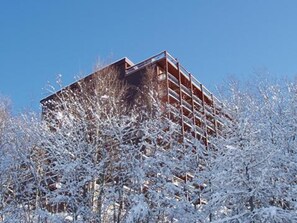 Exterior - Studio for 5, mountain view, balcony, Arc 1800 (Les Arcs 1800)
