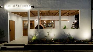 Front of property - evening/night