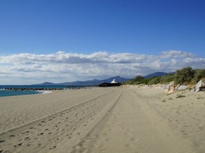 On the beach