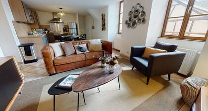 sous les tilleuls 80m2 1 free parking 2br