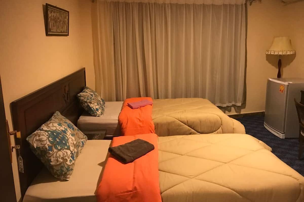 1 habitación y ropa de cama de alta calidad