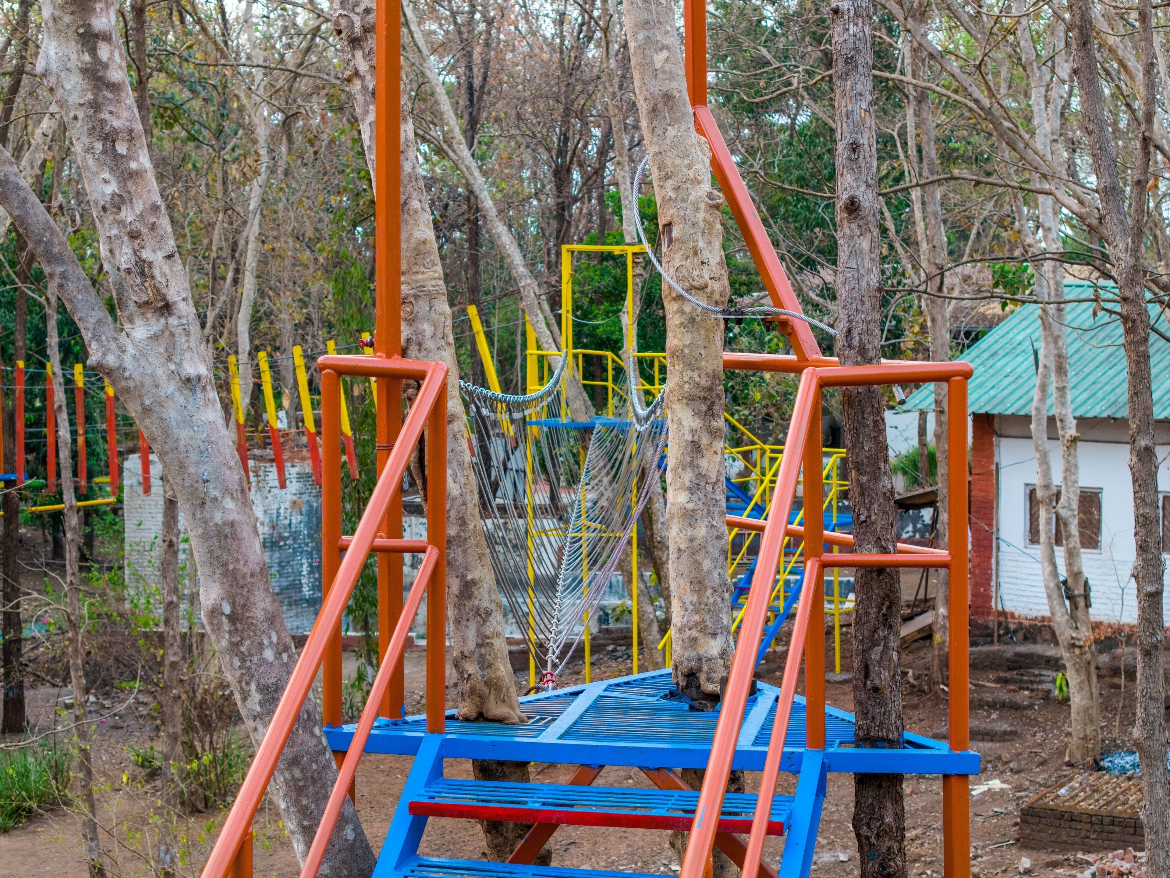 Área de juegos infantiles al aire libre