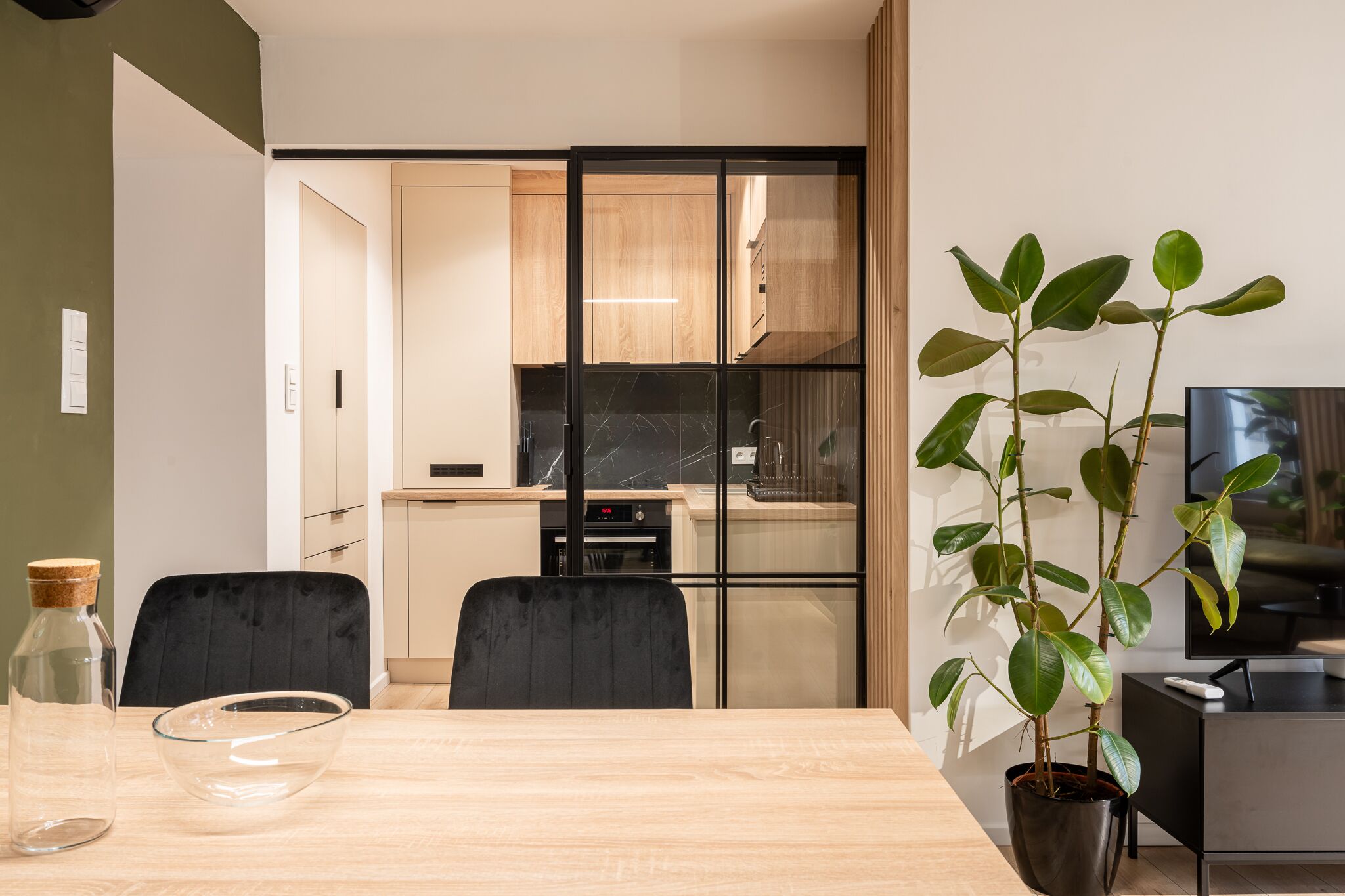 Deluxe-Apartment | Eigene Kochnische | Kühlschrank