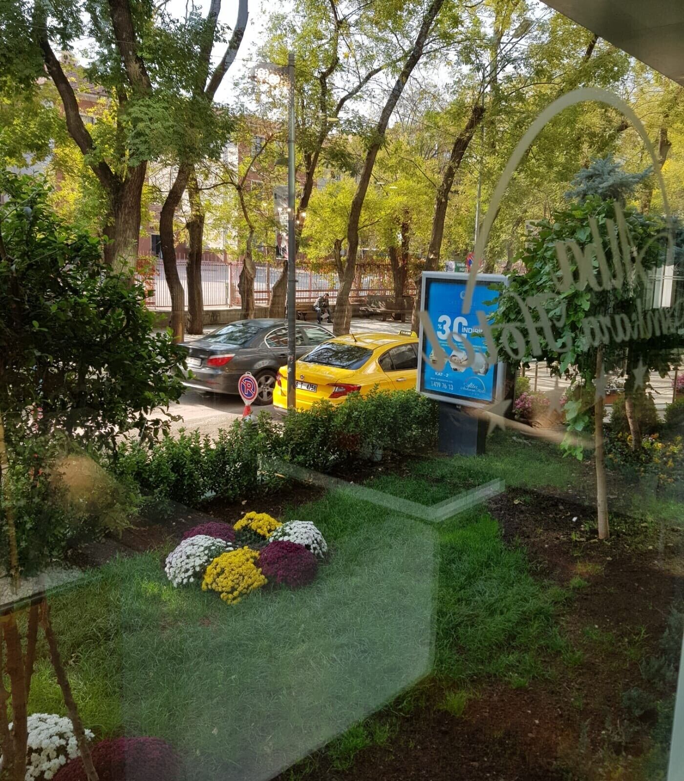 outdoor banquet area