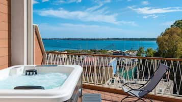 Deluxe Suite, Hot Tub, Sea View | View from room