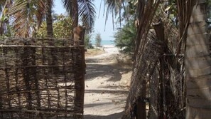 On the beach
