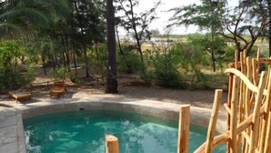 Outdoor pool, sun loungers - Djidjack (Fatick)