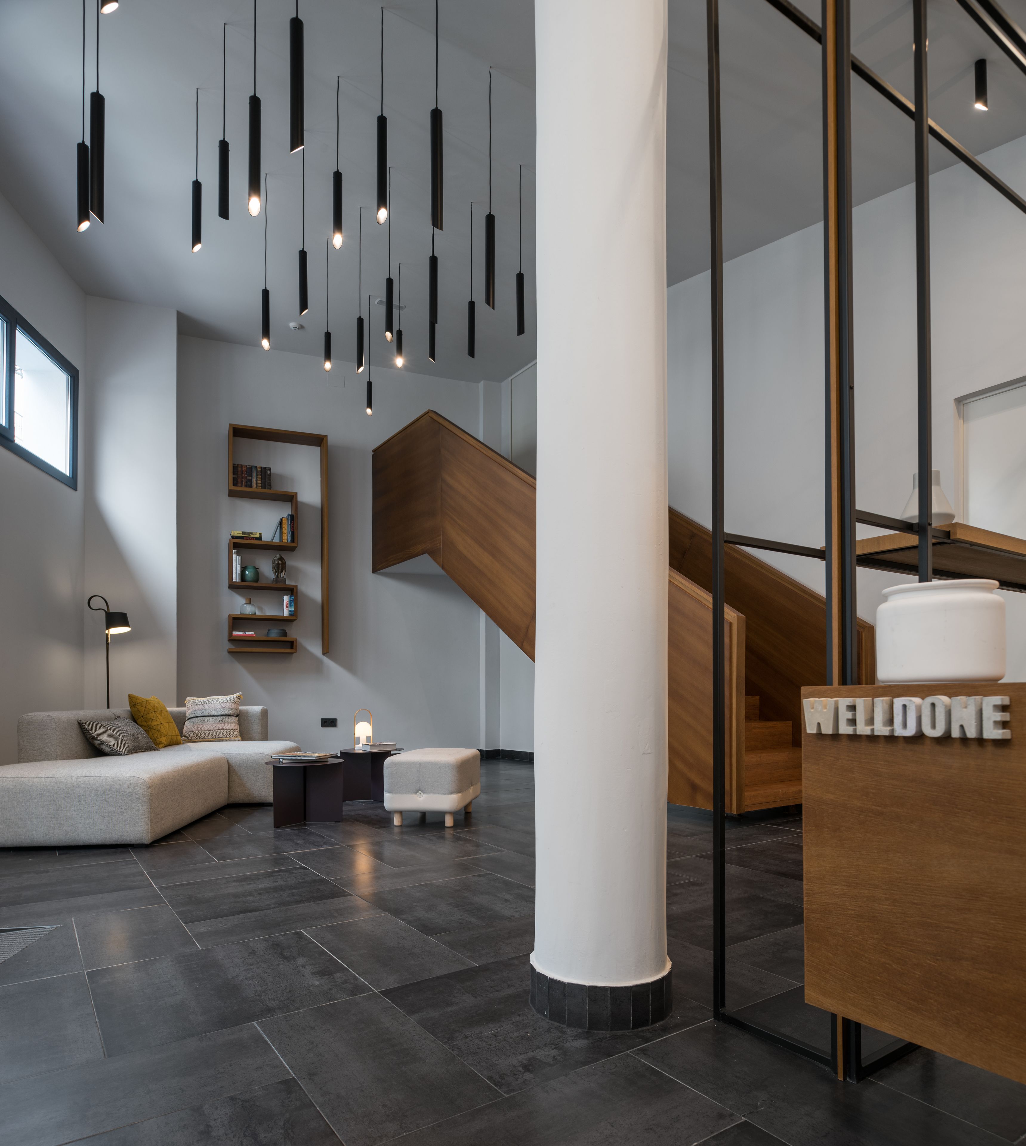 Àrea amb seients del vestíbul