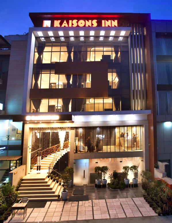 Majoituspaikan julkisivu