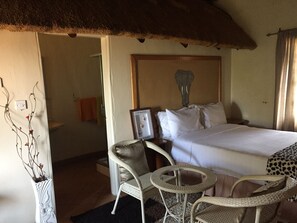 Chalet, Kitchenette | Living area - Masama Lodge and Campsite (Serowe)