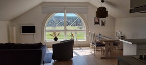 Apartment, 2 Twin Beds | Living area | Flat-screen TV, heated floors - Kiladalens golf & Lodge (Nykoping)