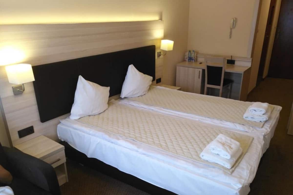 Desk, WiFi (free), bed sheets