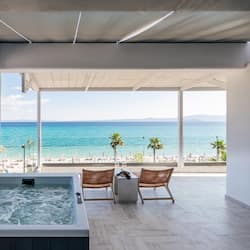Duplex, Jetted Tub, Sea View | Private spa tub