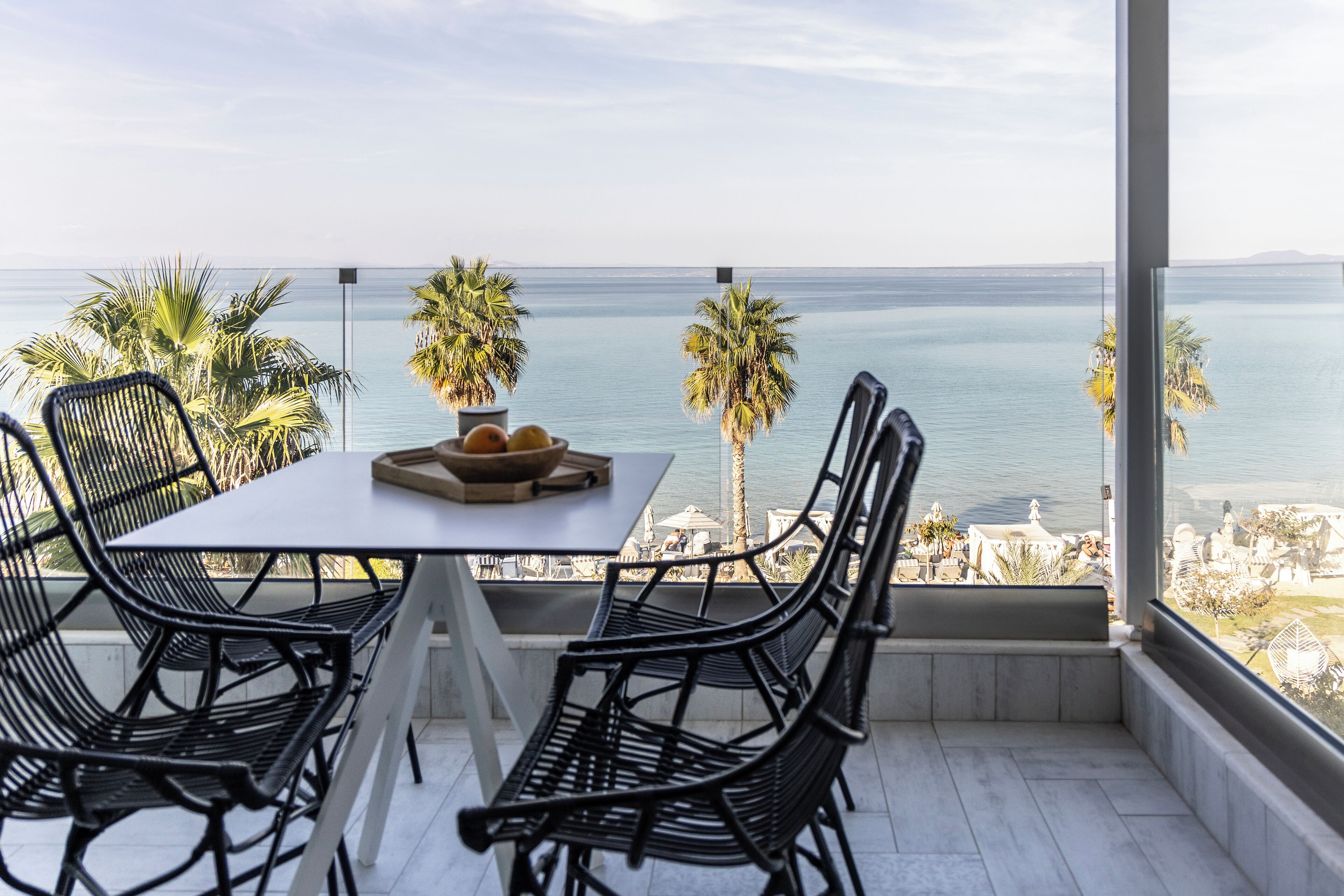 Maisonnette, uitzicht op zee | Terras