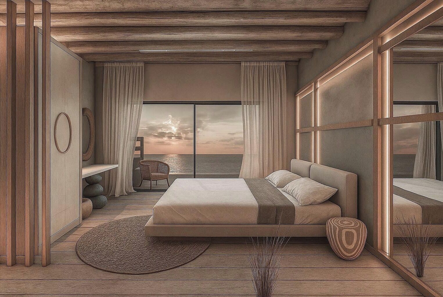 部屋からの景観