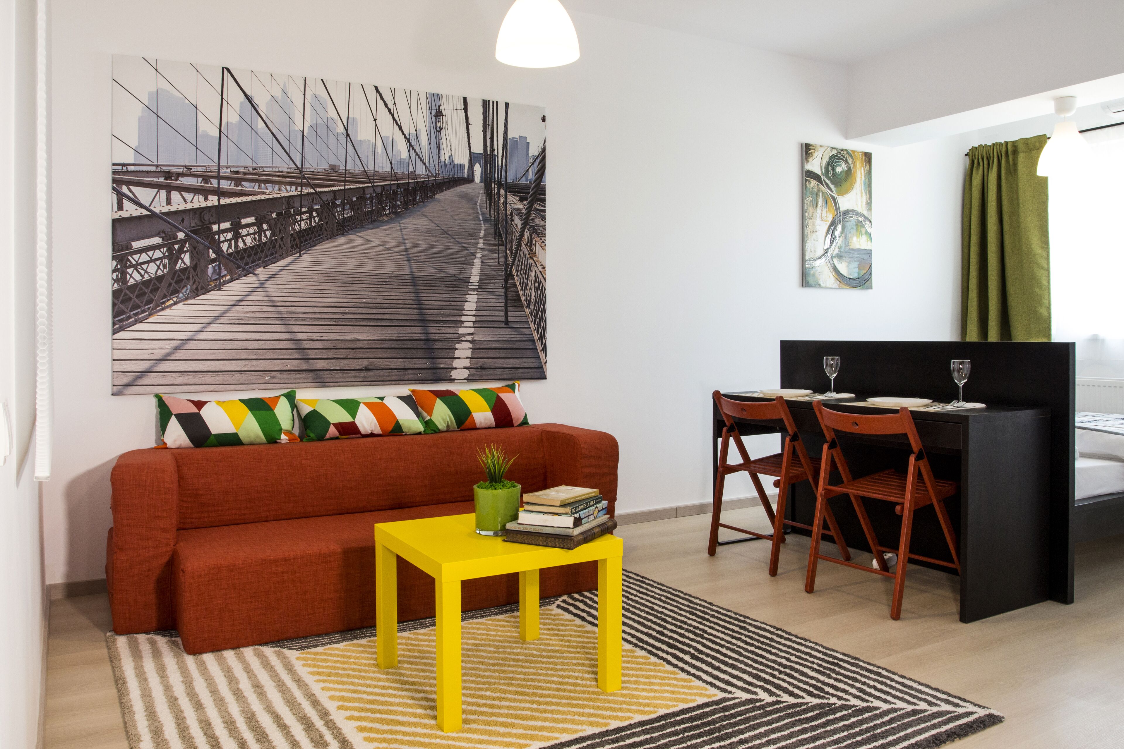 舒適開放式客房, 1 張標準雙人床及 1 張梳化床, 城市景 | 客房景觀