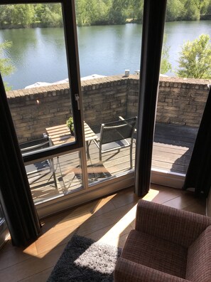 Blick von der Unterkunft