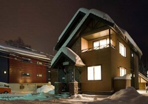 Front of property – evening/night