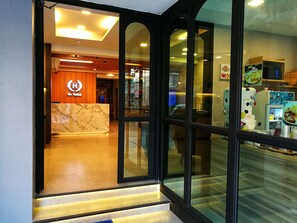Interior entrance