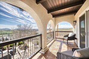 Deluxe Room, 1 King Bed, Ensuite, Vineyard View | View from room - Europa Village Wineries and Resort (Temecula)