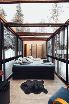 Cottage Panoramique, 1 grand lit, vue lac