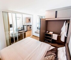 1 habitación, escritorio, wifi gratis y ropa de cama 